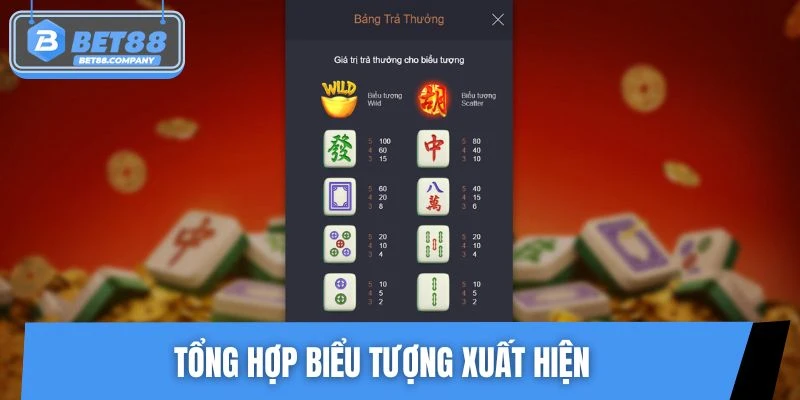 Tổng hợp biểu tượng xuất hiện trong Đường Mạt Chược